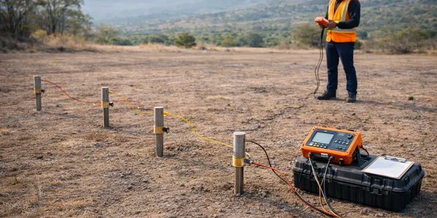 Electrical Resistivity Testing (VES) in Portlaoise